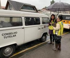 Sejuf promove ação de prevenção ao uso de vans escolares clandestinas 