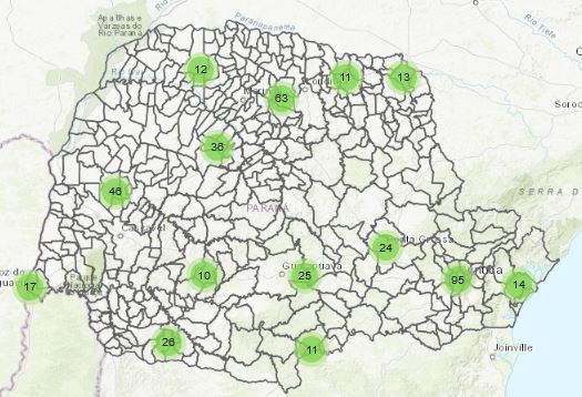 Mapa da Rede De Proteção 