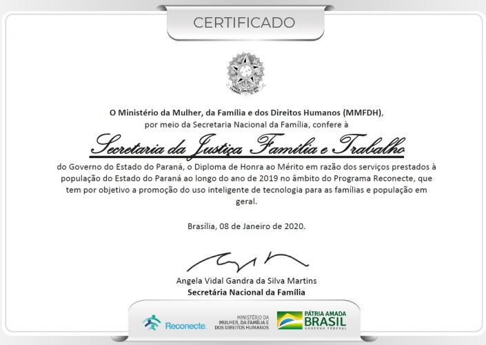 Menção Honrosa Reconecte