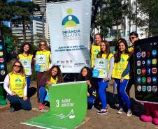 Força-Tarefa Infância Segura e alunos do Colégio Estadual fazem blitz educativa