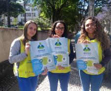 Força-Tarefa Infância Segura e alunos do Colégio Estadual fazem blitz educativa