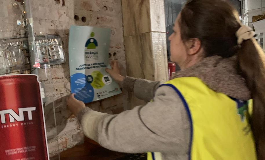 Infância Segura promove ação de fiscalização e conscientização em Campo Largo