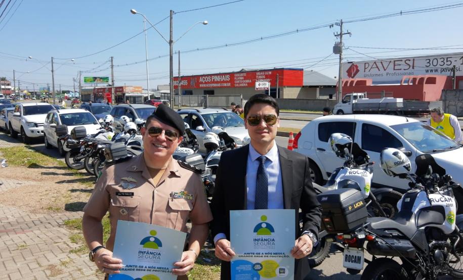 Força-Tarefa Infância Segura realiza ação de conscientização e prevenção em São José dos Pinhais