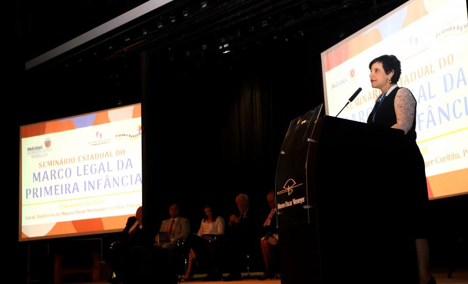 Ney Leprevost palestra no seminário “Marco Legal da Primeira Infância”