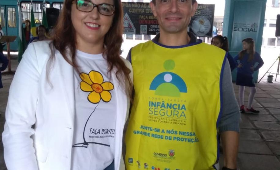 Ação em Paranaguá marca lançamento de Plano de Enfrentamento à Violência Sexual Contra Criança e Adolescentes