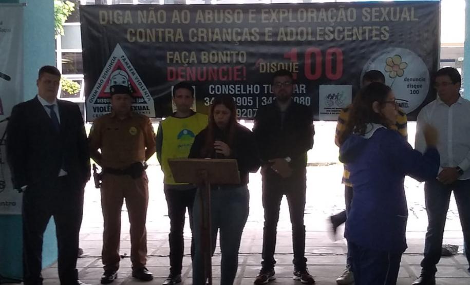 Ação em Paranaguá marca lançamento de Plano de Enfrentamento à Violência Sexual Contra Criança e Adolescentes